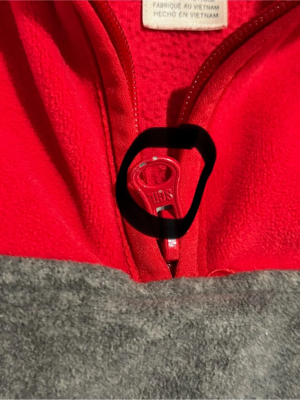 OshKosh B'gosh Red and Black Buffalo Plaid Fleece Jacket